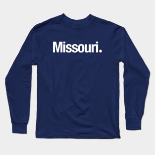 Missouri. Long Sleeve T-Shirt